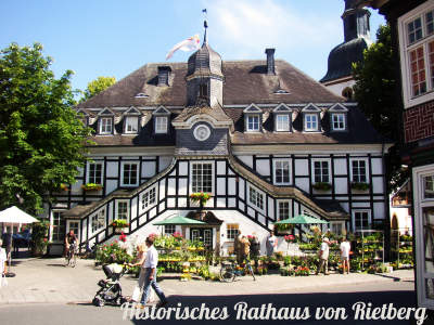 Historisch Raadhuis Rietberg Teutoburgerwoud Gütersloh regio